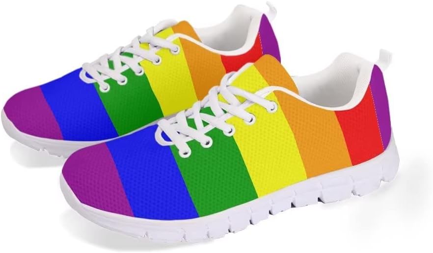 

Женские и мужские кроссовки Jeiento для ходьбы, легкие беговые кроссовки, модные кеды, Rainbow