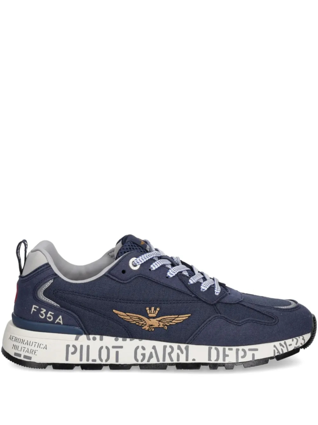 

Вышитые кеды Aeronautica Militare, синий