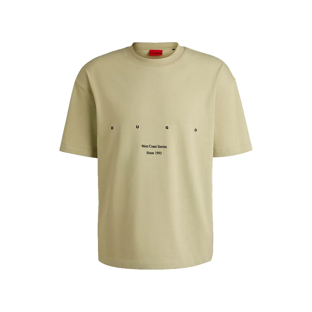 

Футболка с коротким рукавом HUGO Duwrite 01, бежевый