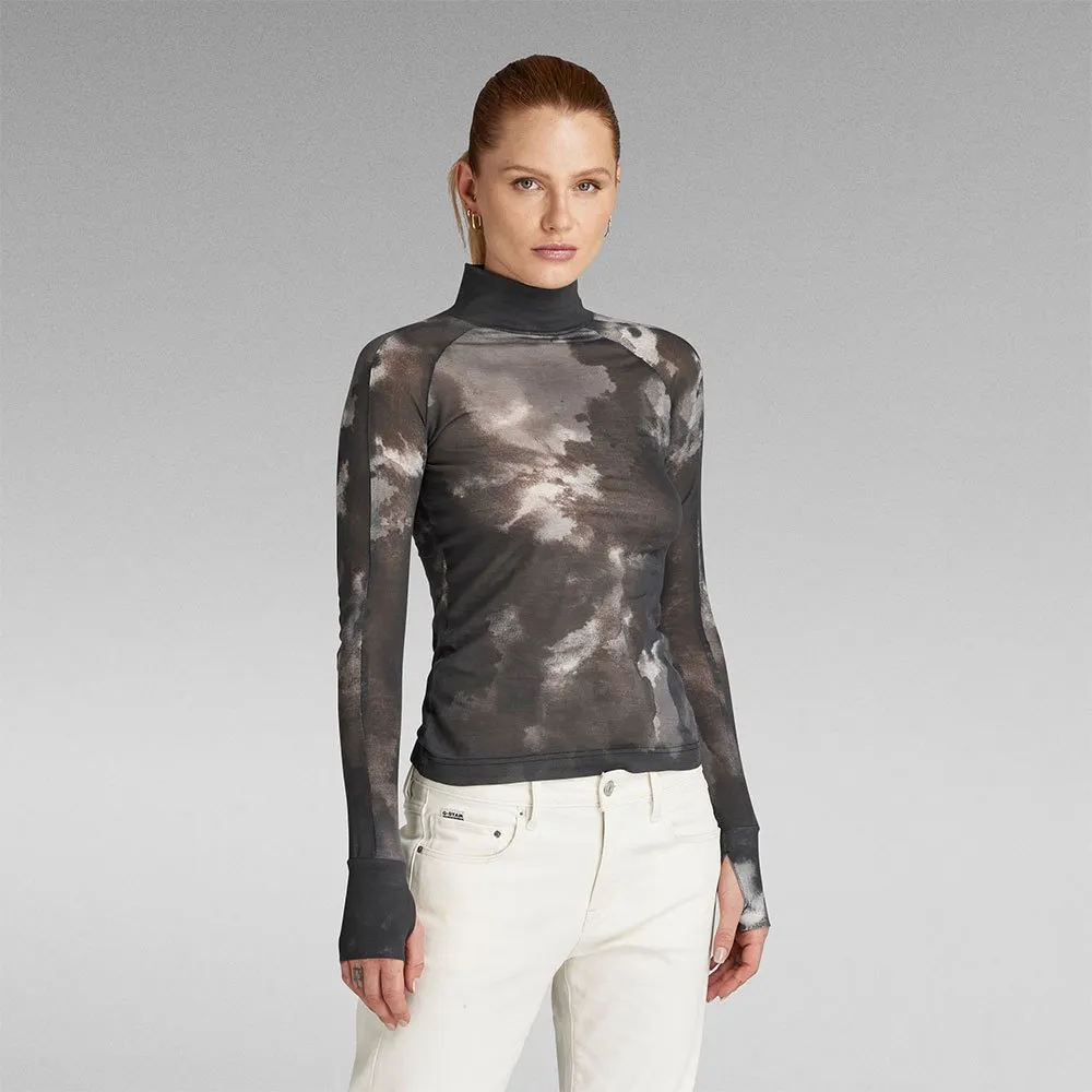 

Футболка G-Star Blurry Camo, черный