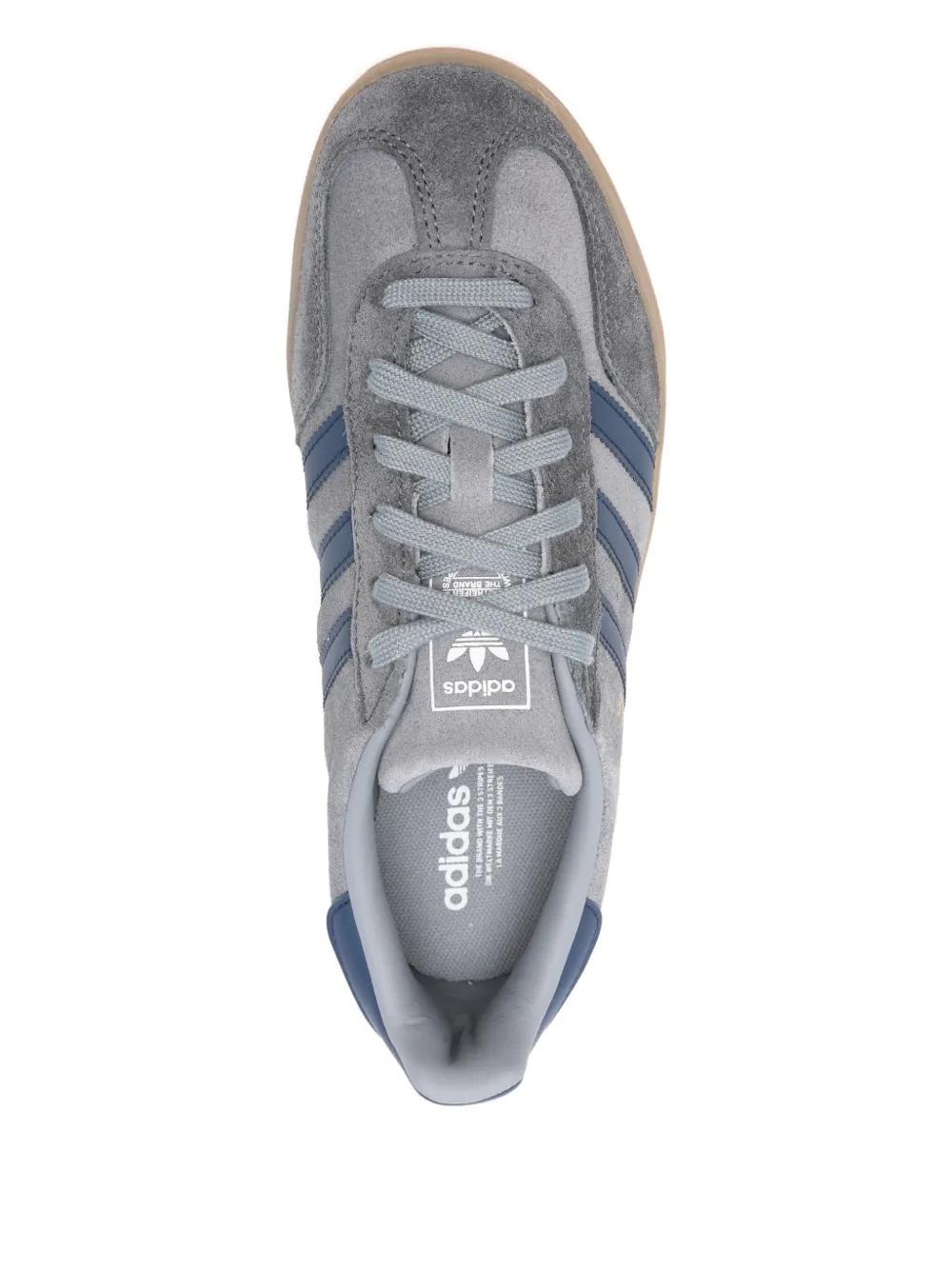Кроссовки Gazelle Indoor Adidas, серый — фото 4