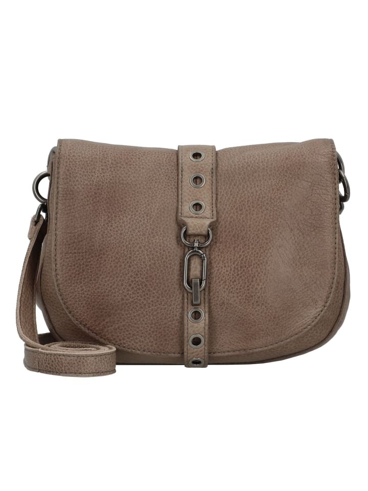 

Сумка через плечо FREDs BRUDER Leder 26 cm, цвет soft taupe