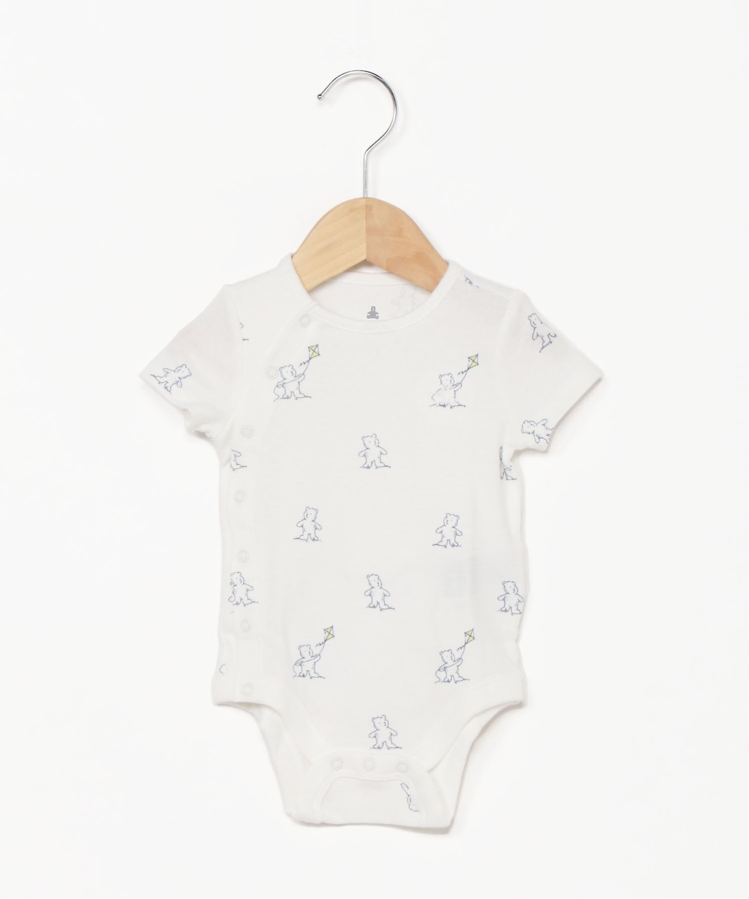 Детский боди с изображением медведя Брэннана Gap, NEW_OFF_WHITE — фото 4