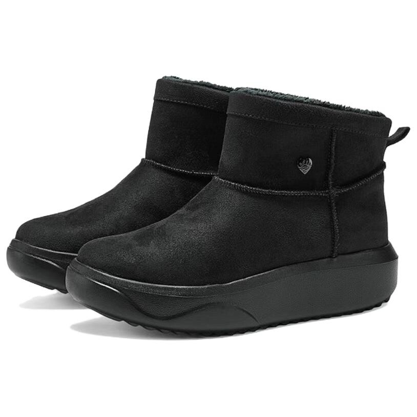 Ботинки женские Skechers Bob's Snow Boots на толстой подошве, черный — фото 3