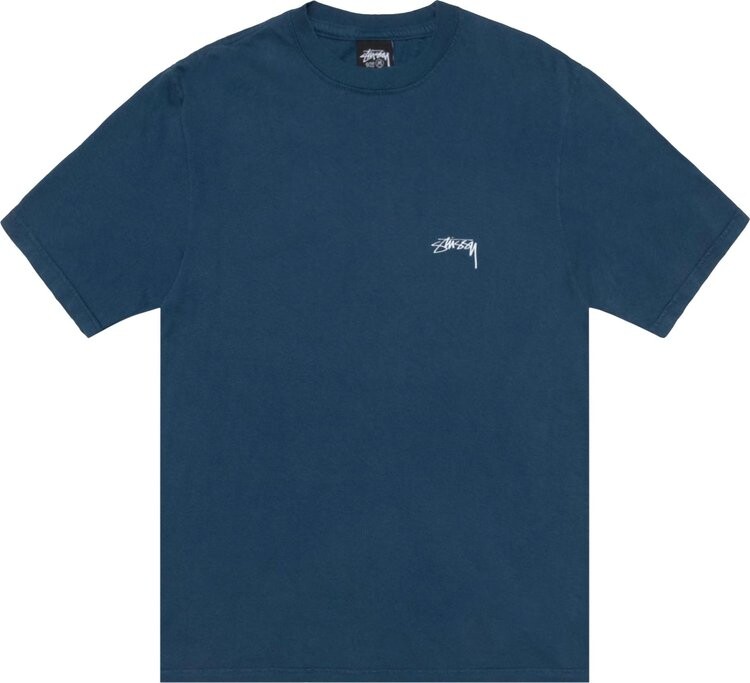 

Футболка Stussy Smooth Stock 'Navy', синий