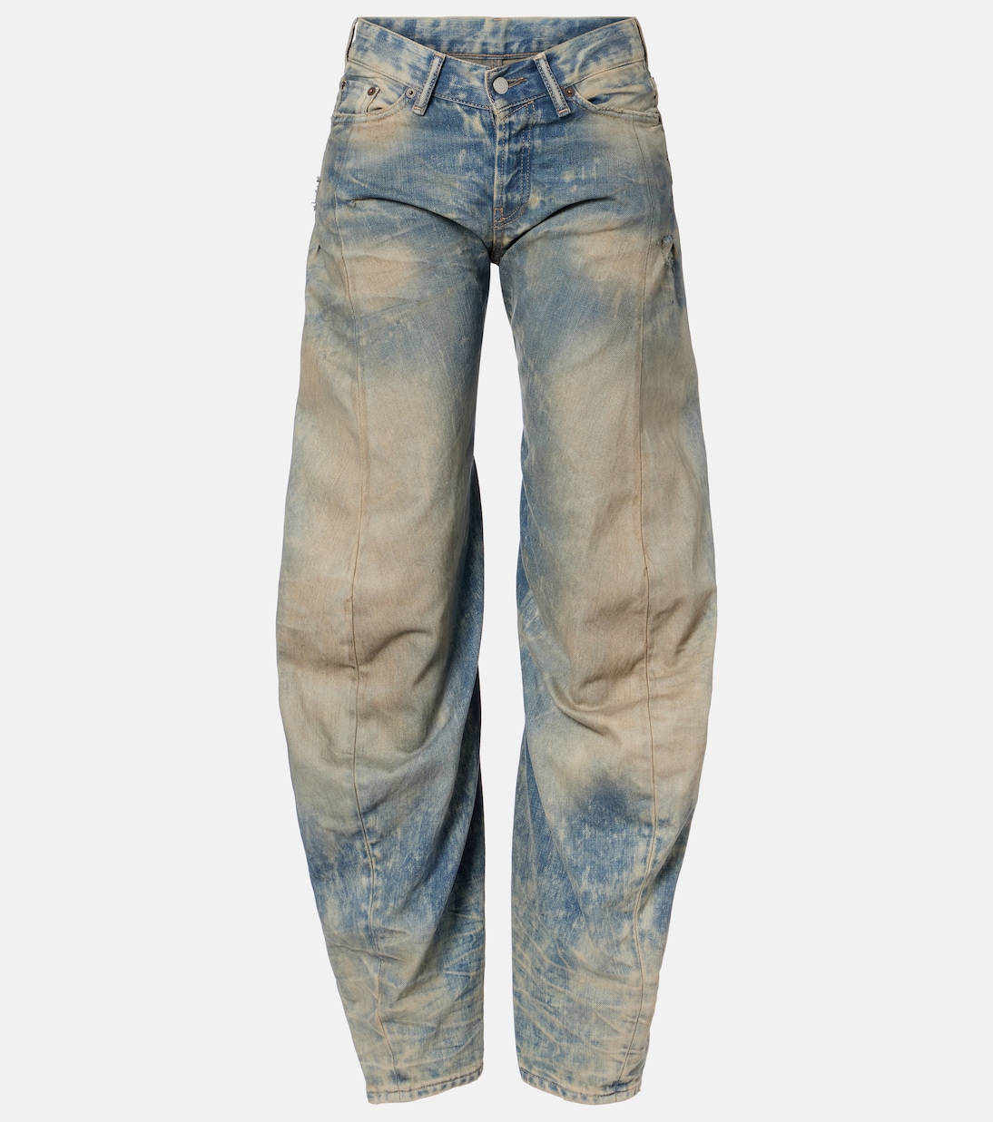 

2006F джинсы с низкой посадкой и широкими штанинами Acne Studios, Mid Blue