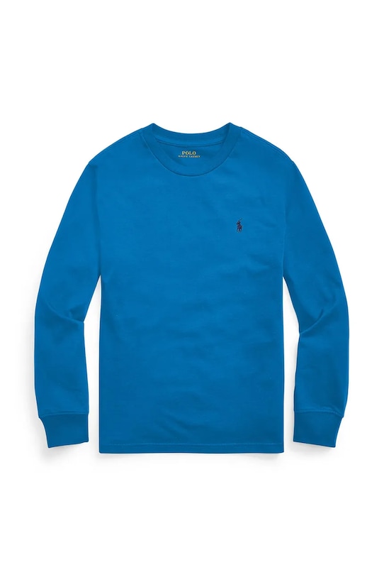 

Детская хлопковая водолазка Polo Ralph Lauren, синий