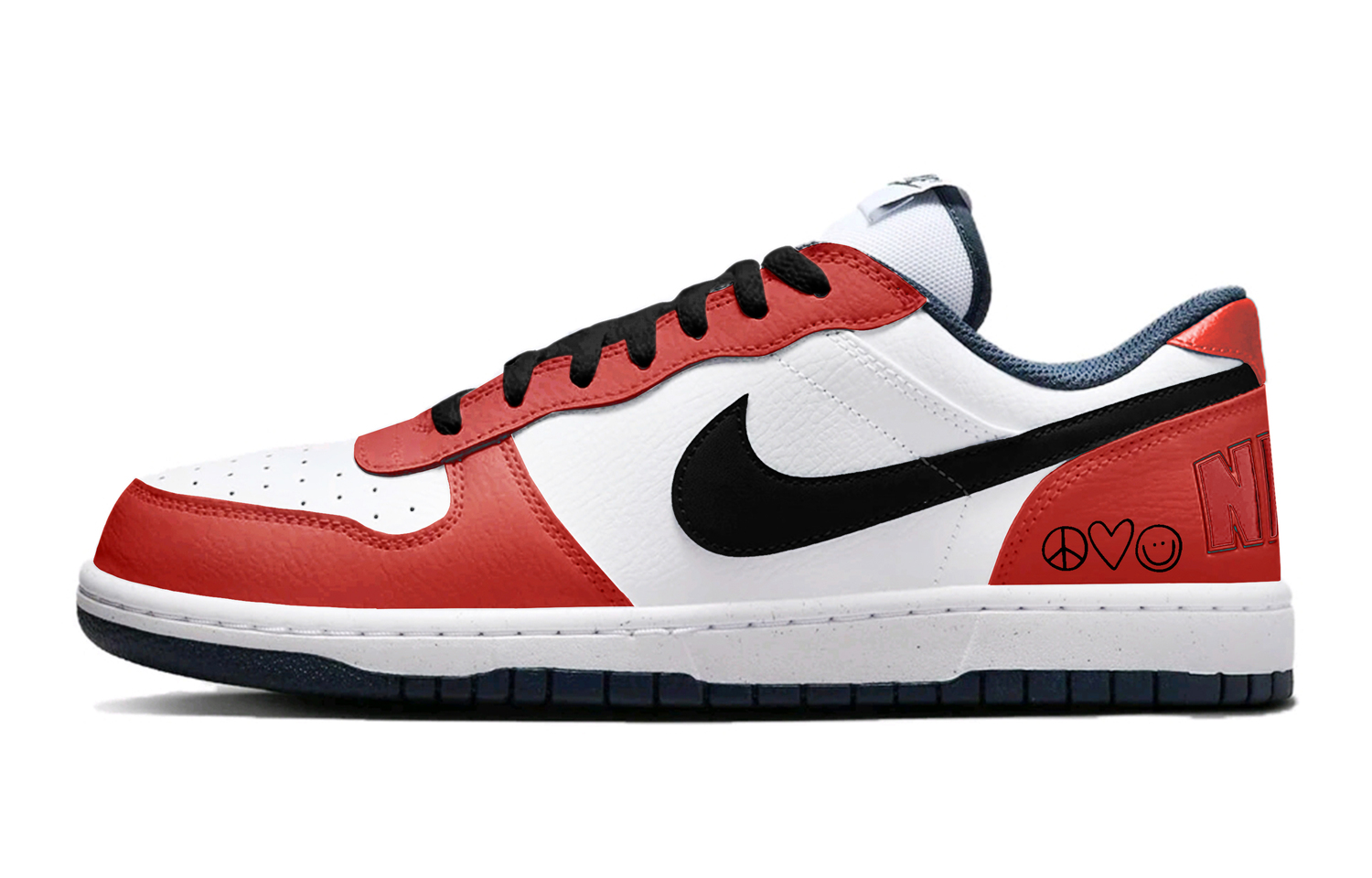

Nike Кроссовки для скейтбординга Big Washington Abrasion Resistant Low top, мужские, красные