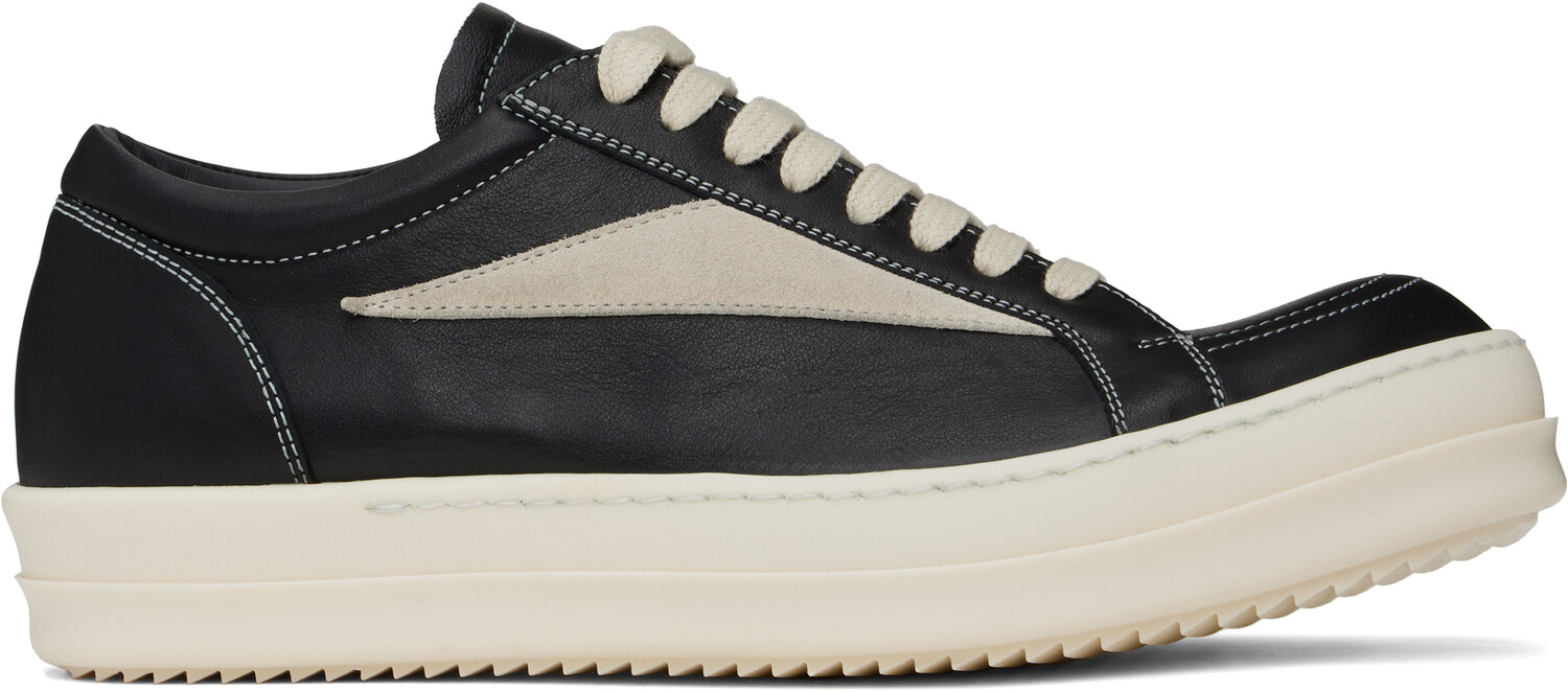 

Черные кроссовки Hollywood Vintage Sneaks Rick Owens, Черный, Черные кроссовки Hollywood Vintage Sneaks Rick Owens