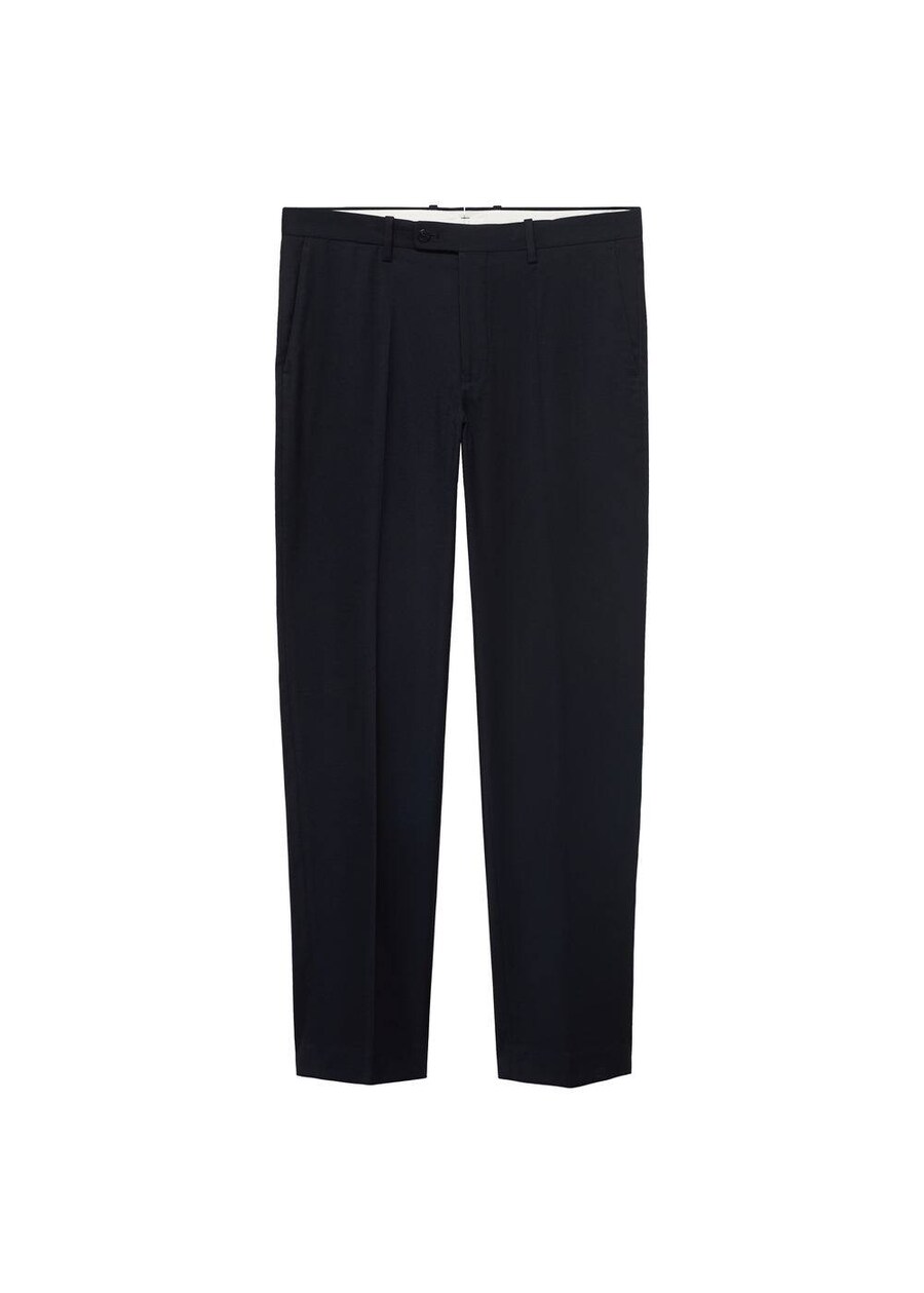 

Узкие брюки со складками MANGO MAN Milan, Night blue