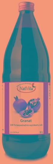 

NatVita, органический гранатовый сок, 1000 мл