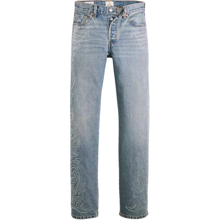 

Levi's x Beyoncé джинсы женские Levis, Western Crystal-Dark Color Washed