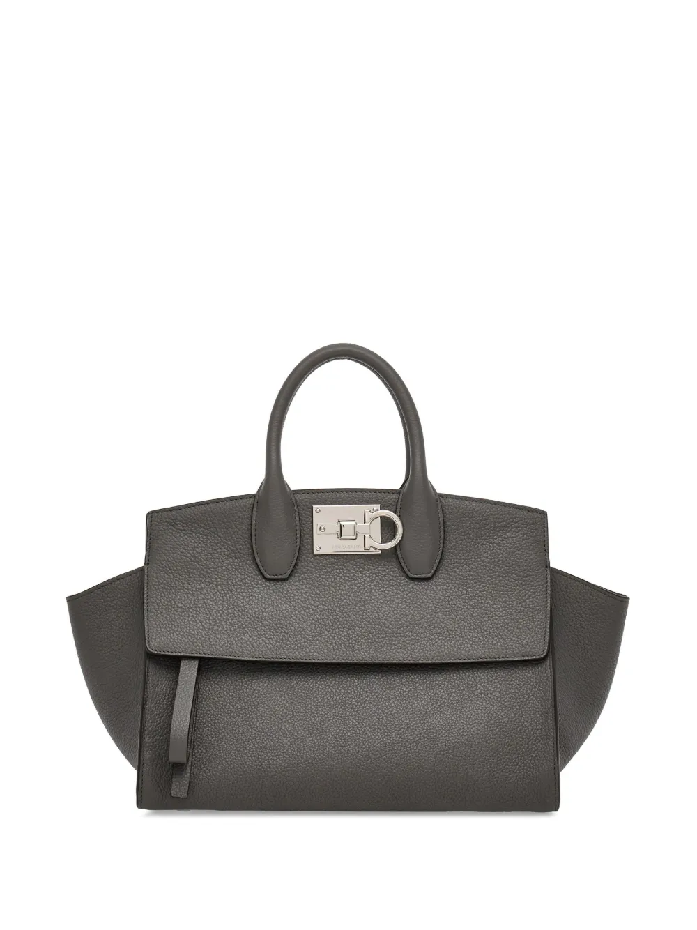 

Сумка-тоут Studio с логотипом Ferragamo, серый