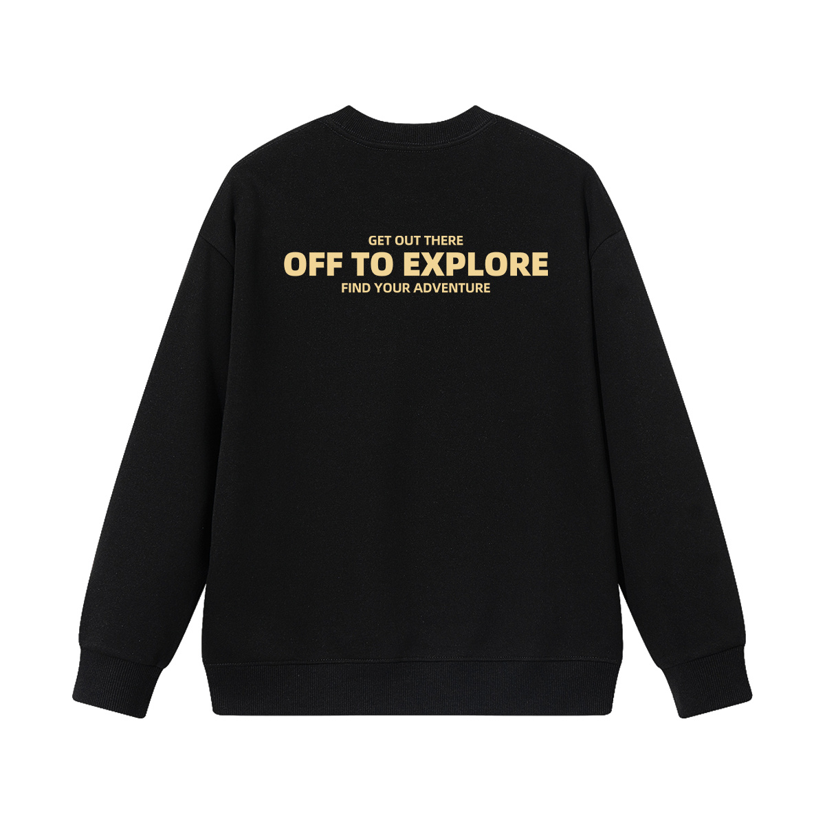 Детская толстовка с круглым вырезом утолщенная Jeep, new year красный fleece-lined — фото 3