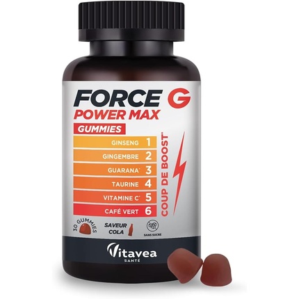 

Жевательные конфеты Force G Power Max для снятия усталости и повышения энергии Vitavea