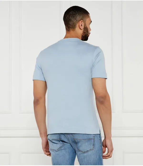 Футболка P-Thompson 52 slim fit Boss, небесно-голубой — фото 3