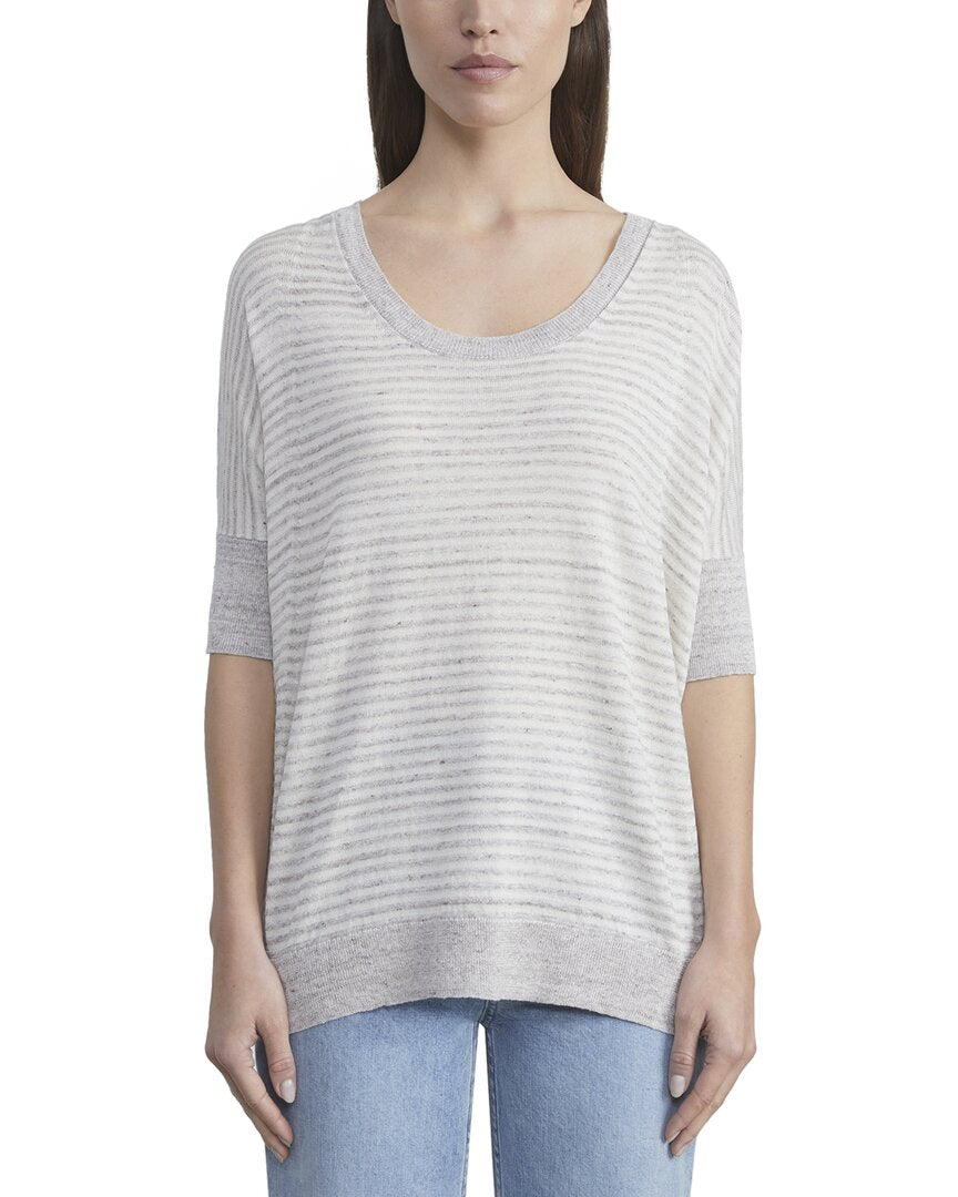 

Lafayette 148 New York Свитер оверсайз с круглым вырезом, коричневый