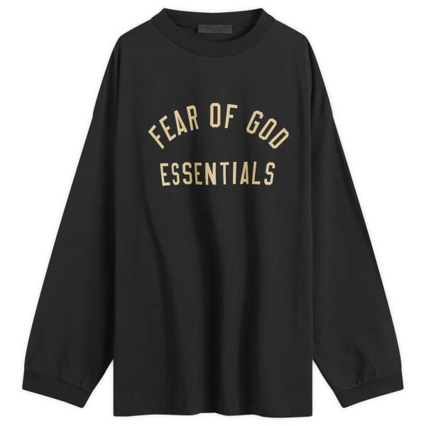 

Футболка из джерси с длинным рукавом Fear Of God Essentials, черный