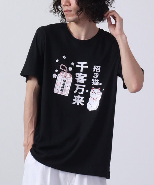 

Футболка с коротким рукавом, принт ACE, черный