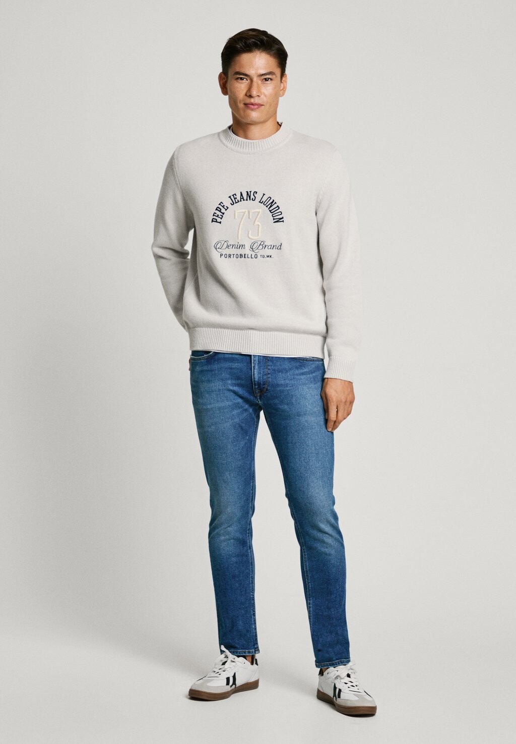 

Джинсы зауженного кроя STANLEY Pepe Jeans, темно-синий деним