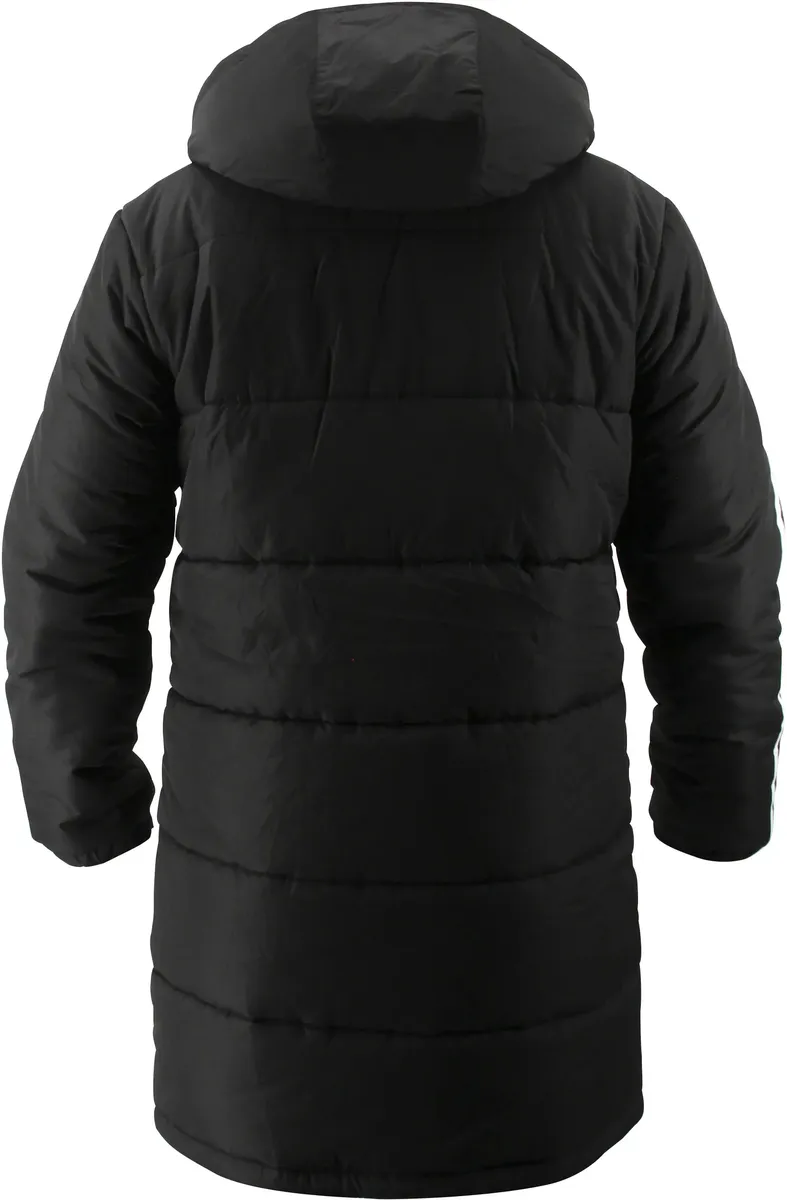Adidas Performance Parka с капюшоном, черно-белый — фото 2