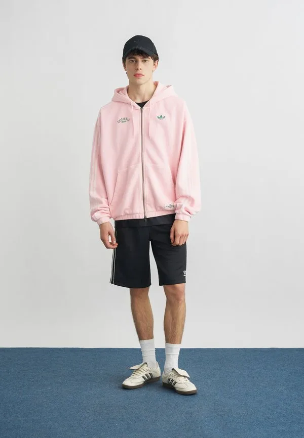 Толстовка на молнии Adidas Originals, Sandy Pink — фото 2