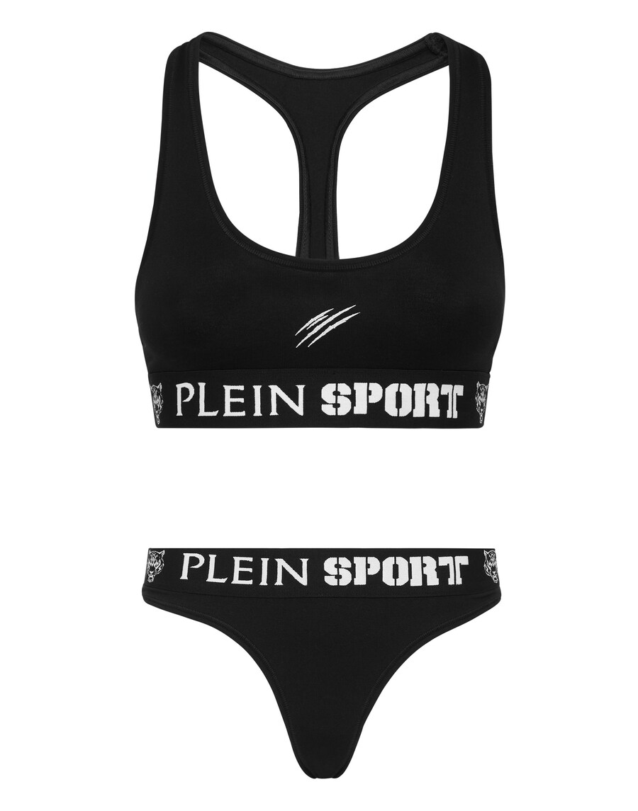 

Комплекты нижнего белья с футболками Plein Sport Glitter, черный