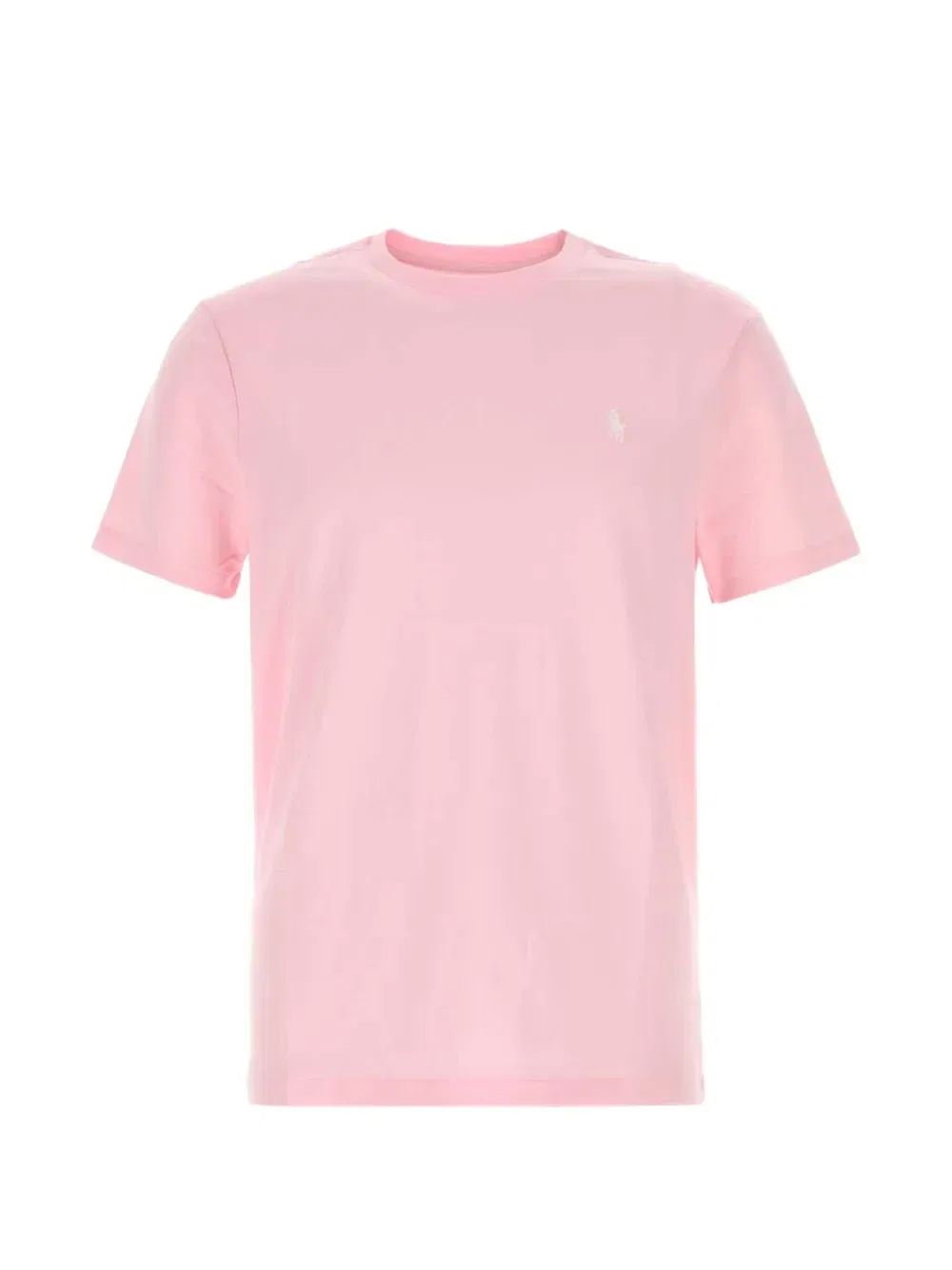 Футболка из хлопка с вышитым логотипом Polo Ralph Lauren, розовый