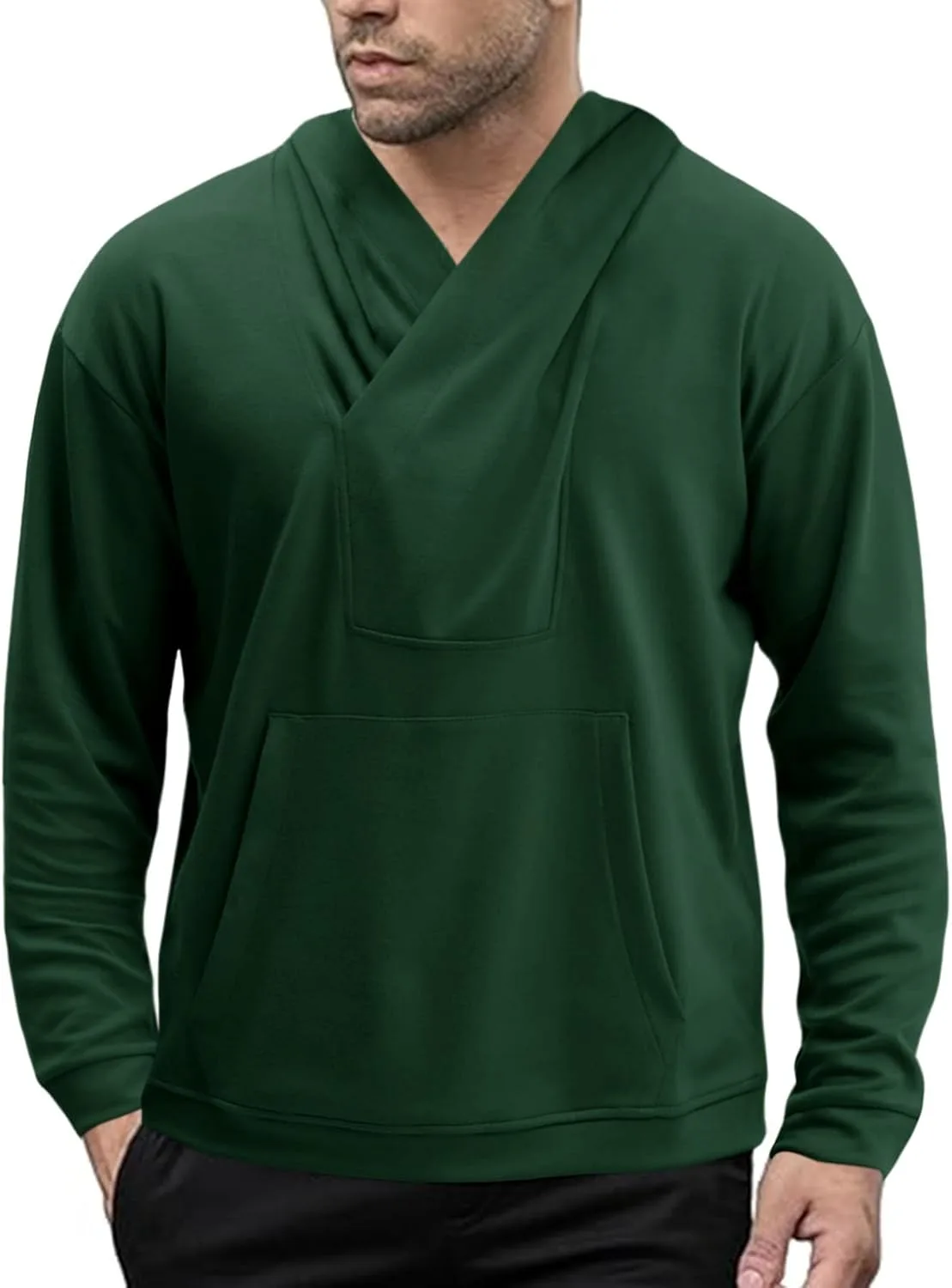 

Мужская толстовка Fallorchid с капюшоном, свободный крой, с карманом