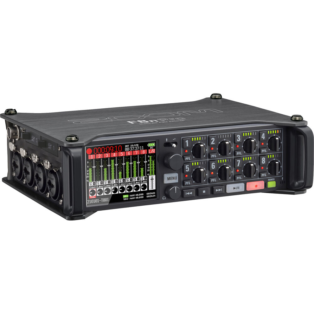 

Портативный цифровой рекордер Zoom F8n Pro 8-Input / 10-Track Multitrack Field Recorder