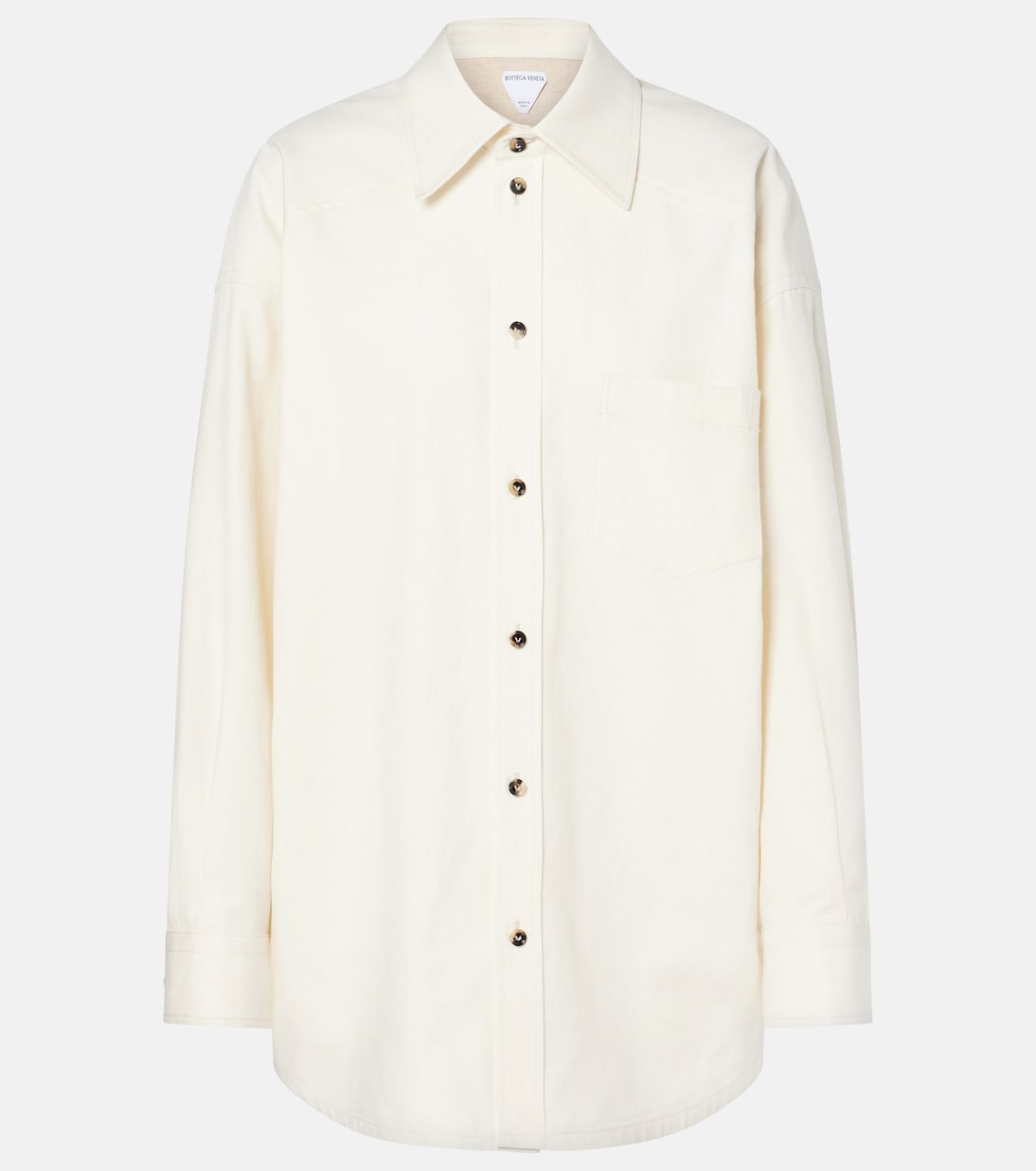 

Льняная и хлопковая рубашка Bottega Veneta, Toile
