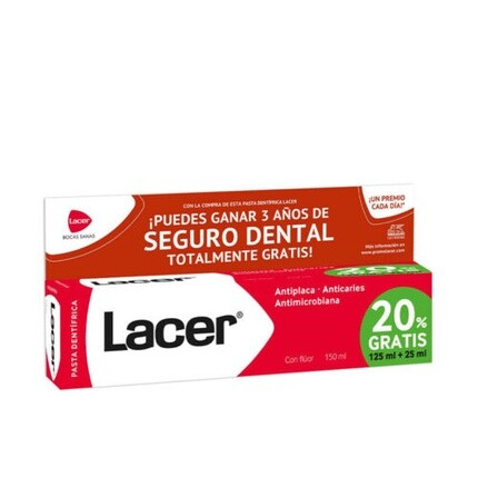 

Гигиеническая паста унисекс Dentifrica Lote 2 Pz, Lacer