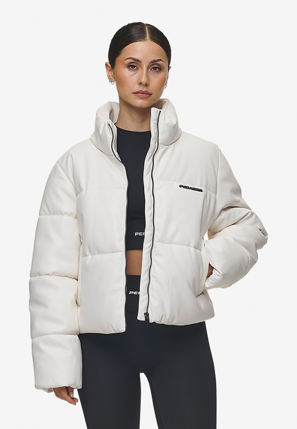 

Зимняя куртка GEORGIA PUFFER JACKET LOGO Pegador, молочный