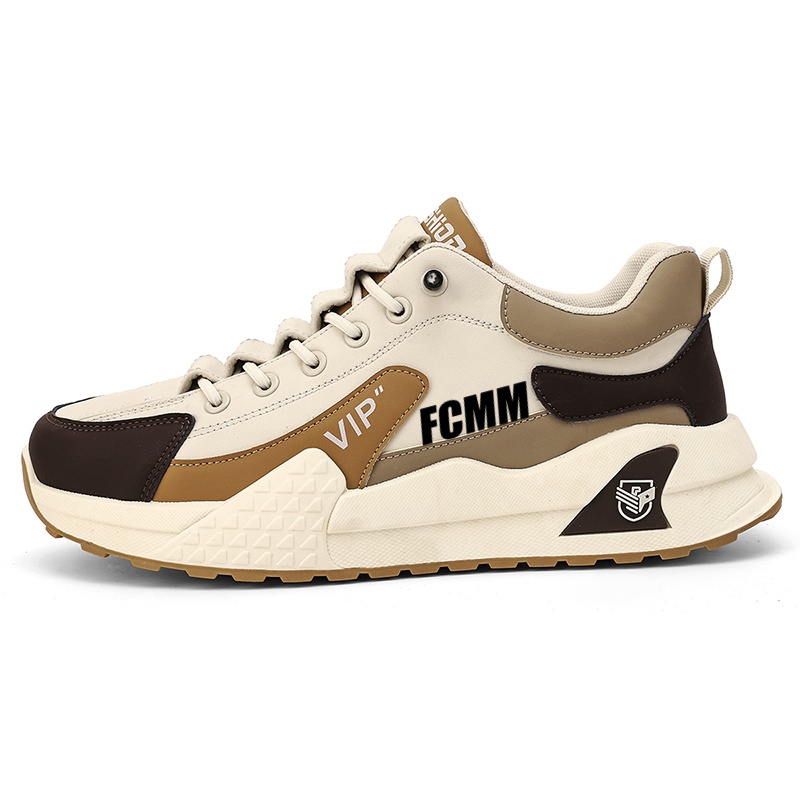 

Дышащие повседневные детские кроссовки для подростков FCMM, бежевый/коричневый