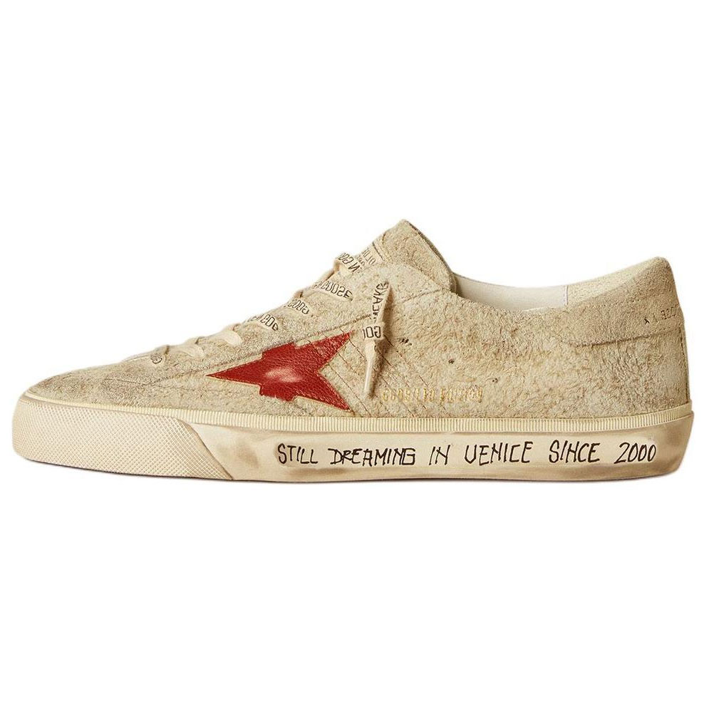 

Golden Goose Низкие кроссовки для скейтбординга Super Star, бежевые, мужские