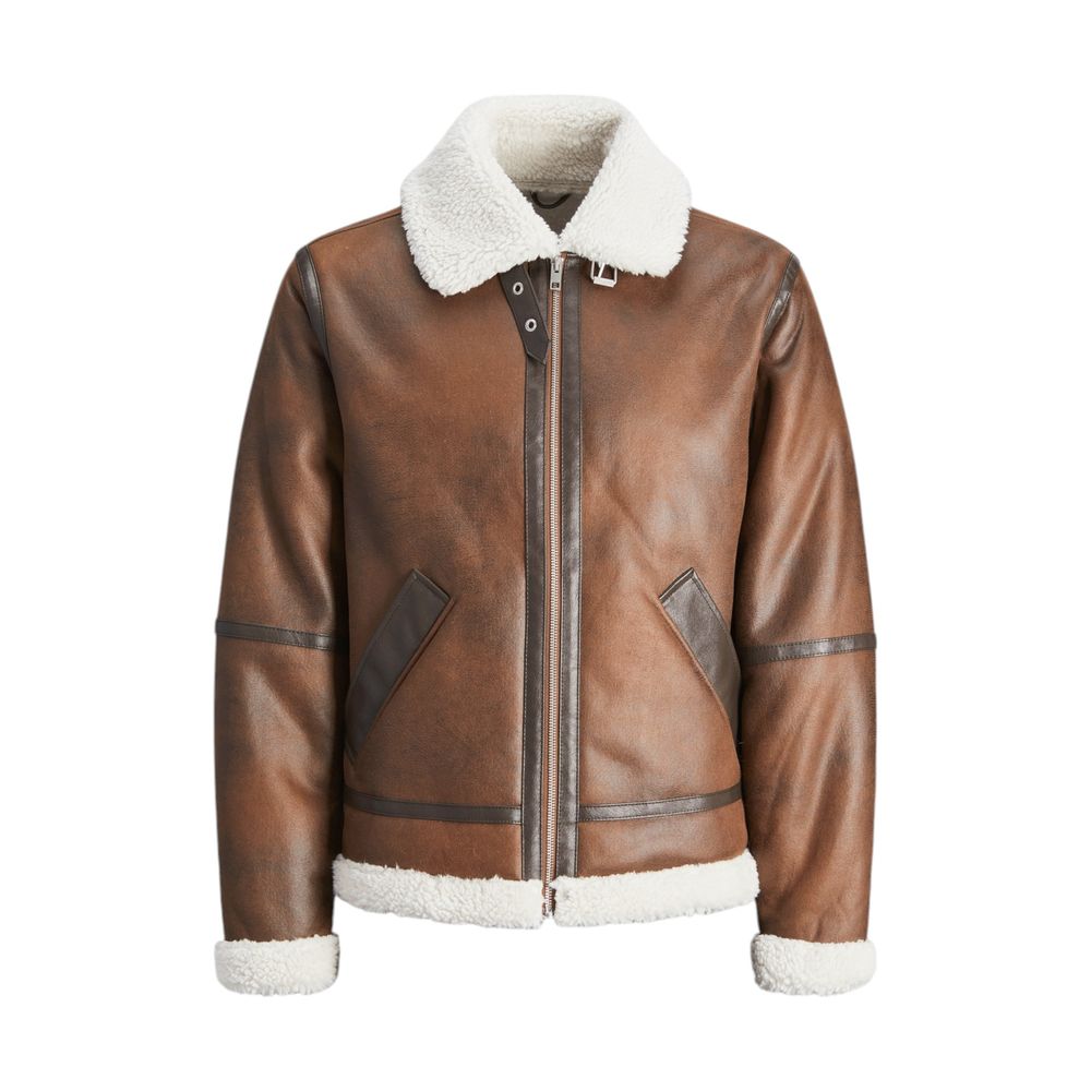 

Коричневая куртка из полиэстера Jack & Jones