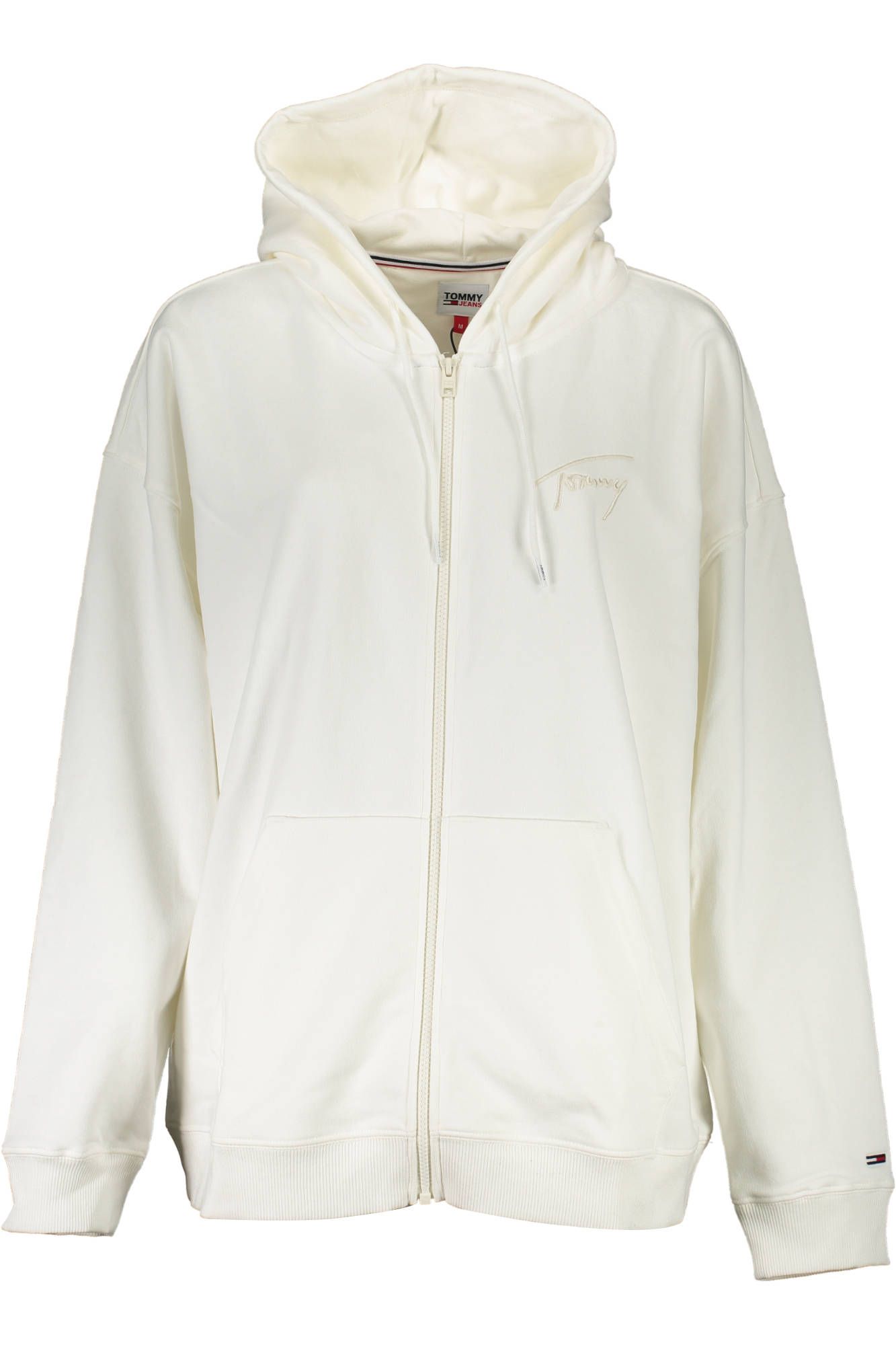 

Белый хлопковый женский свитер Tommy Hilfiger