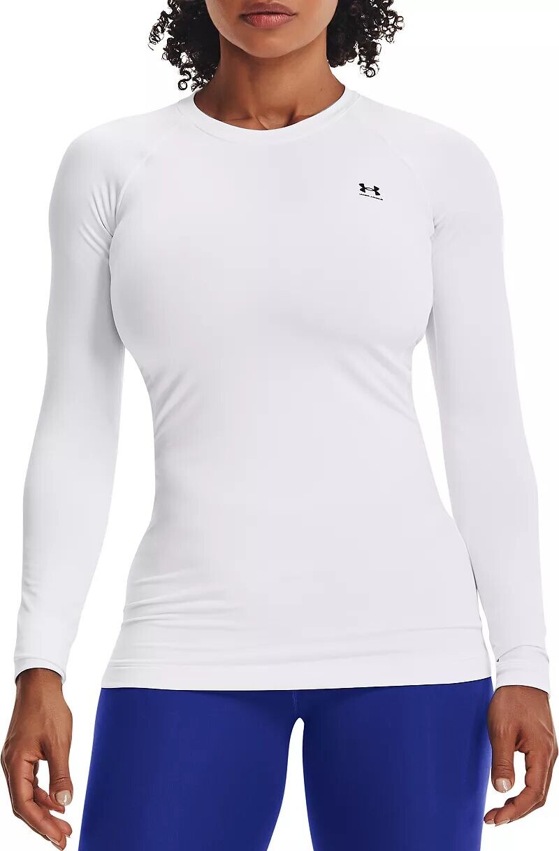 

Аутентичный женский пуловер с круглым вырезом Under Armour 2.0 ColdGear, белый
