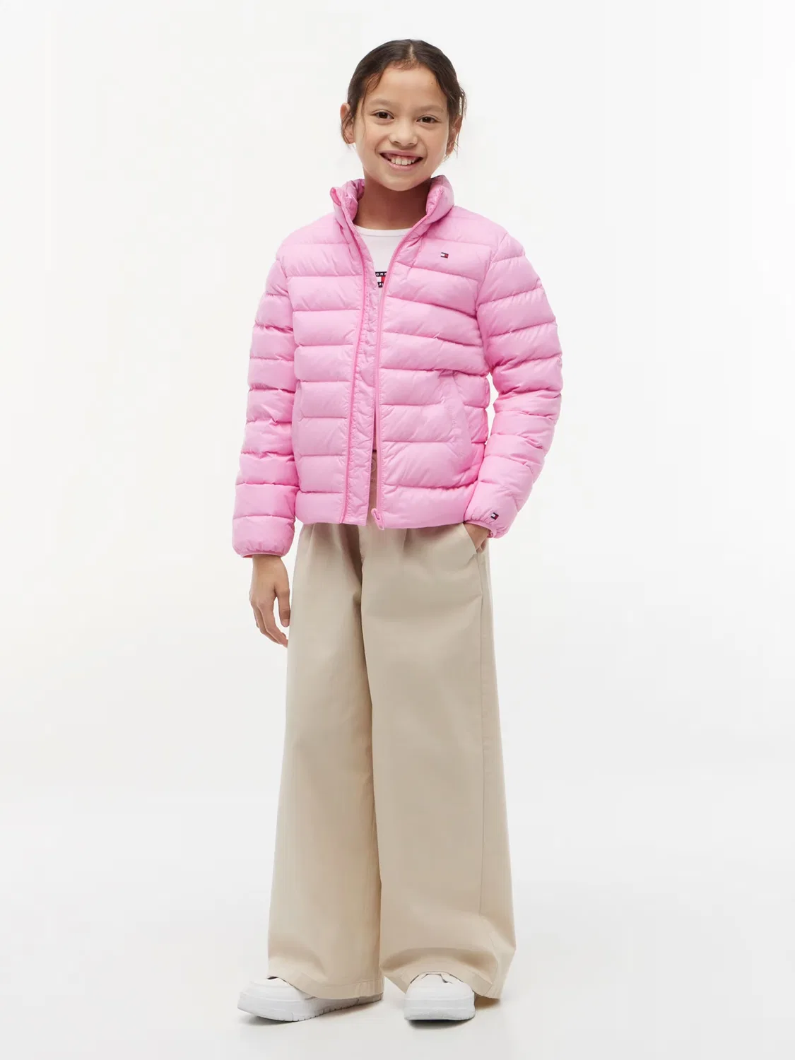 Куртка для межсезонья, незаменимая вещь. Tommy Hilfiger, Light Pink — фото 3