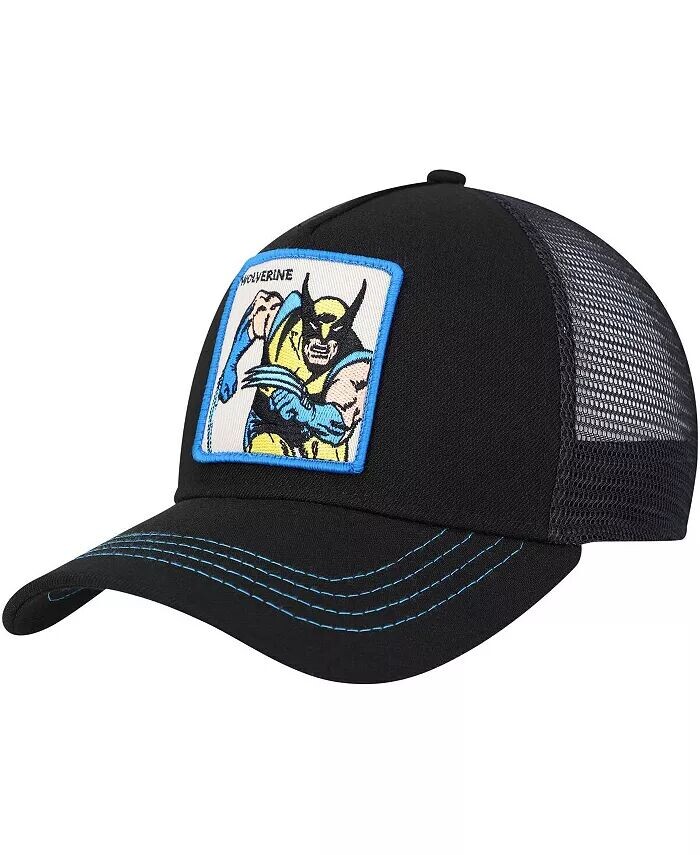 

Мужская черная регулируемая шляпа X Men Wolverine Retro с А-образной рамкой Lids