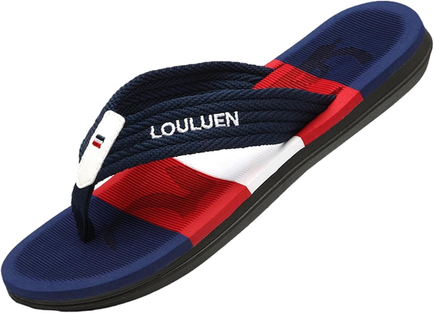 

Мужские шлепанцы SywzXxfybz, сандалии-вьетнамки, удобные тапочки для пляжа, размер 7,5-11 Sywzx&Xfybz, темно-синий