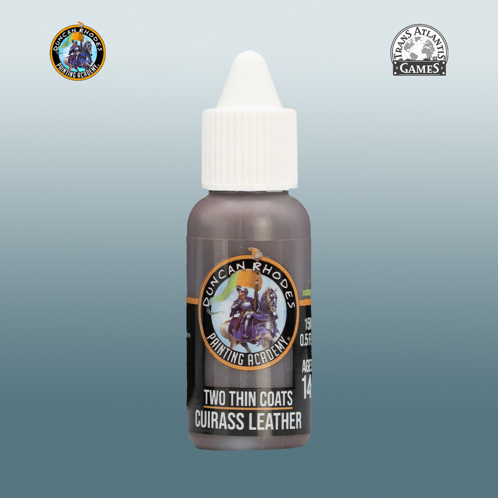 

Аксессуары Duncan Rhodes Painting Academy Two Thin Coats: Cuirass Leather (15ml)
