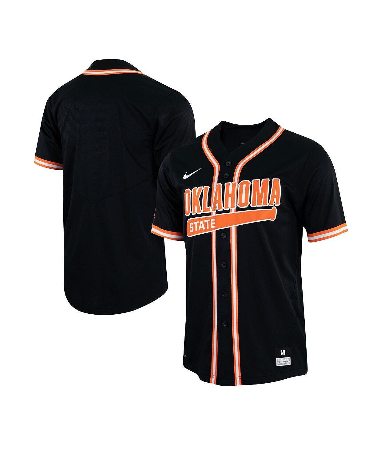 

Мужская черная бейсбольная майка Oklahoma State Cowboys Nike