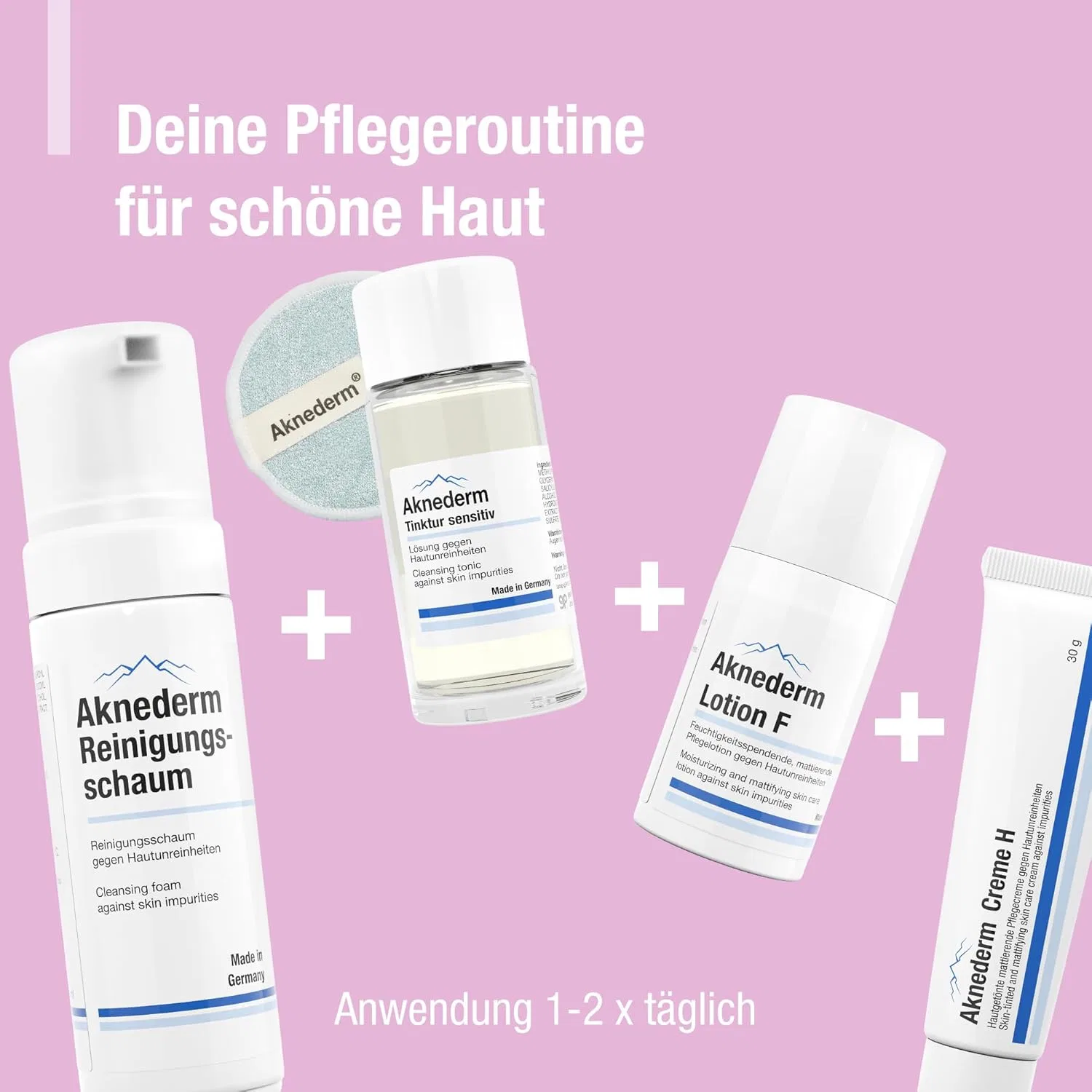 Набор для ухода за чувствительной кожей Aknederm Premium Aknederm — фото 2
