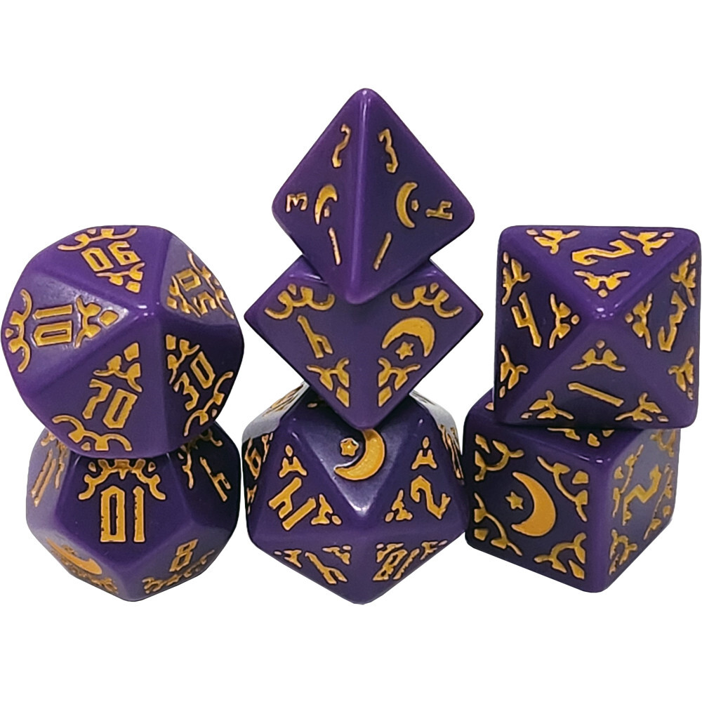 

Ролевая игра Kobold Press Book of Ebon Tides: Dice Set (7)