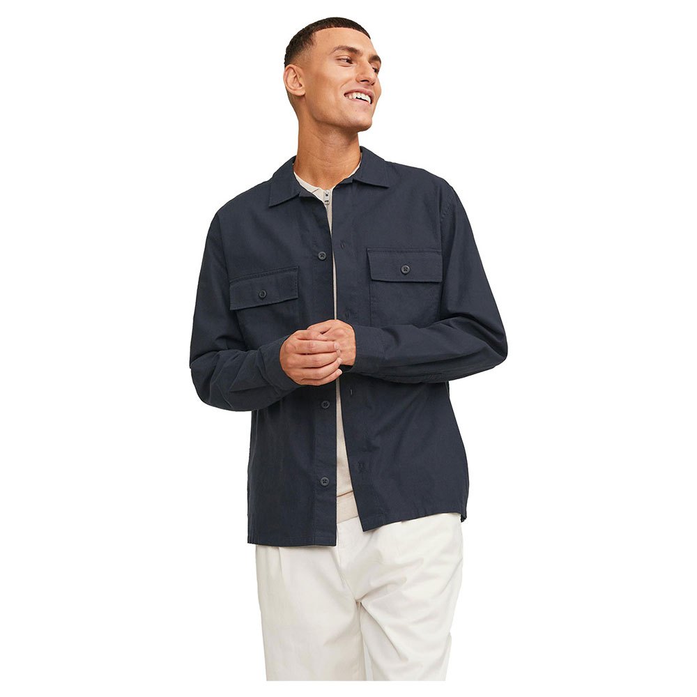 

Рубашка Jack & Jones Venice Linen, синий