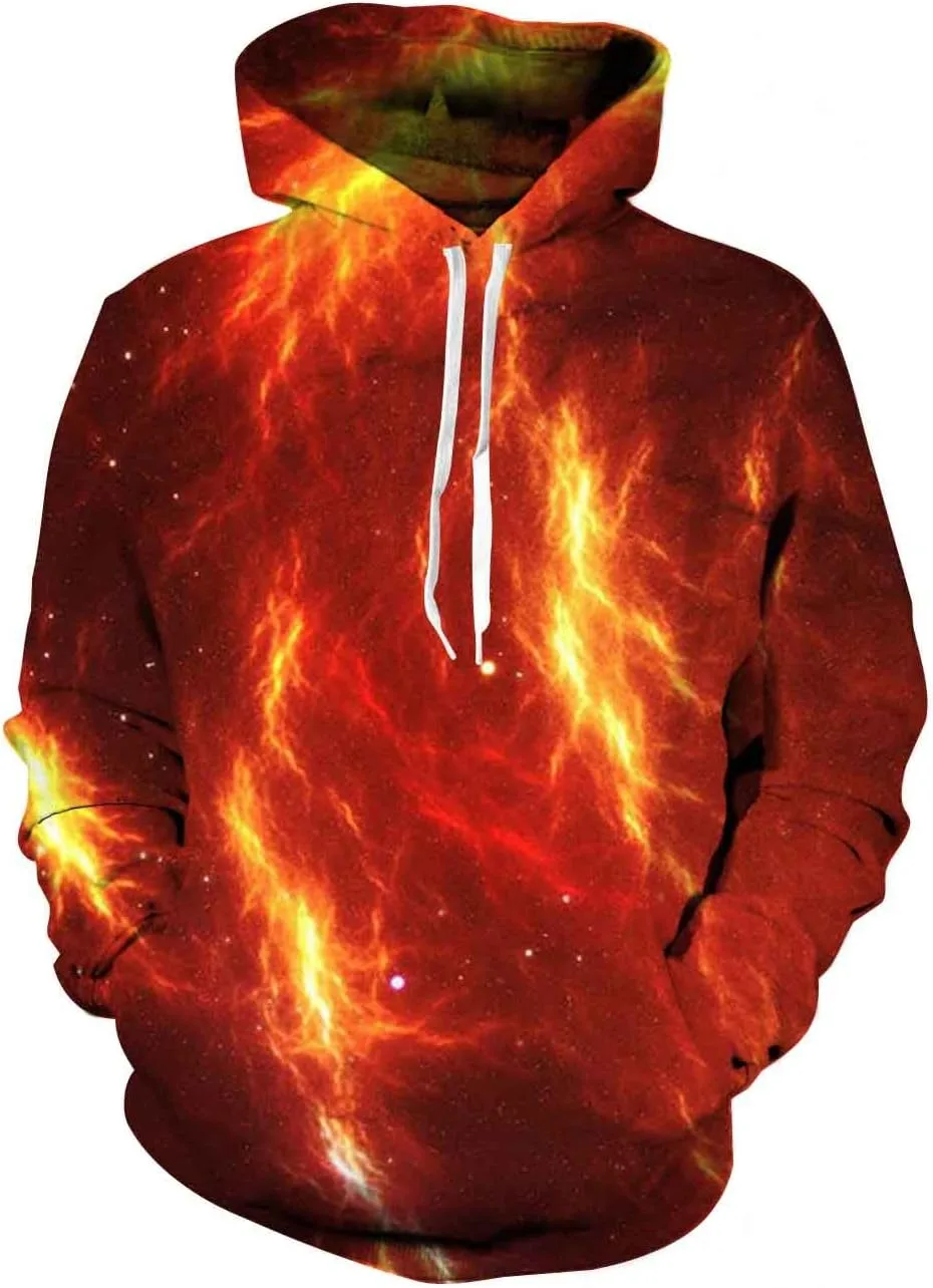 

SYAIMN Unisex худи с 3D принтом для тренировок