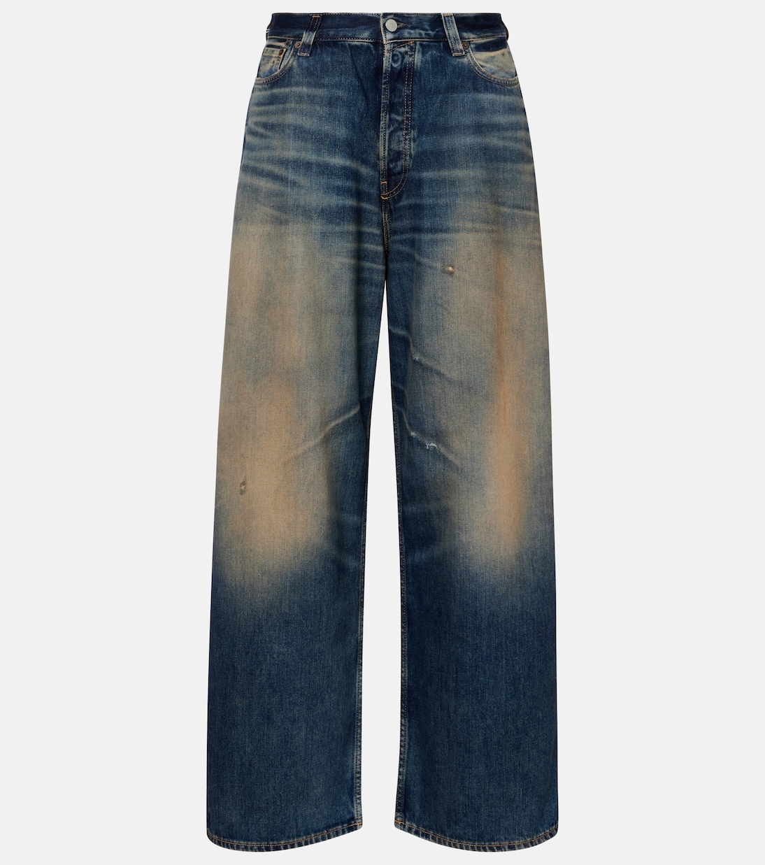 

Джинсы U Rocka с широкими штанинами Acne Studios, Dark Blue