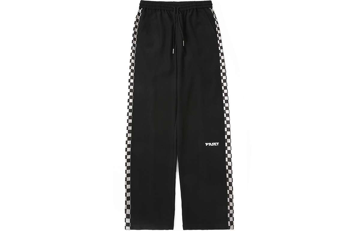 

Универсальные брюки на все сезоны Unisex Черный PASET, Клетка черно-белая
