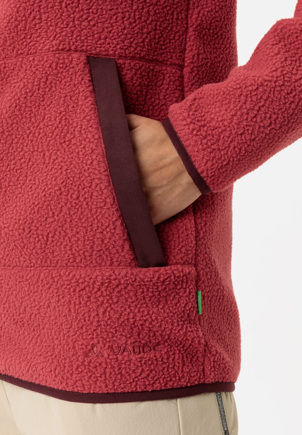 

Флисовая куртка WOMEN'S MANUKAU FLEECE JACKET II Vaude, красный